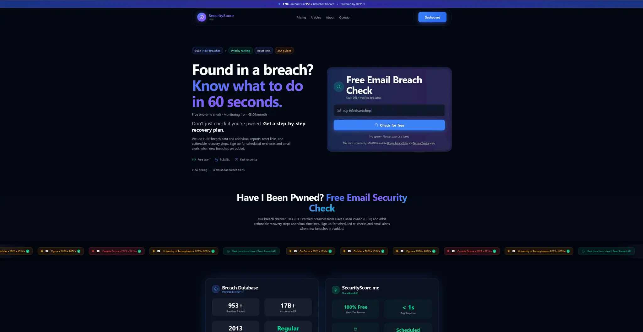 Screenshot 2 of SecurityScore.me