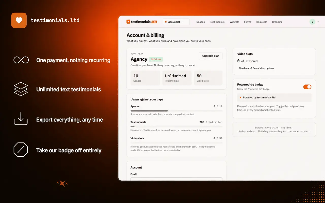 Screenshot 6 of testimonials.ltd