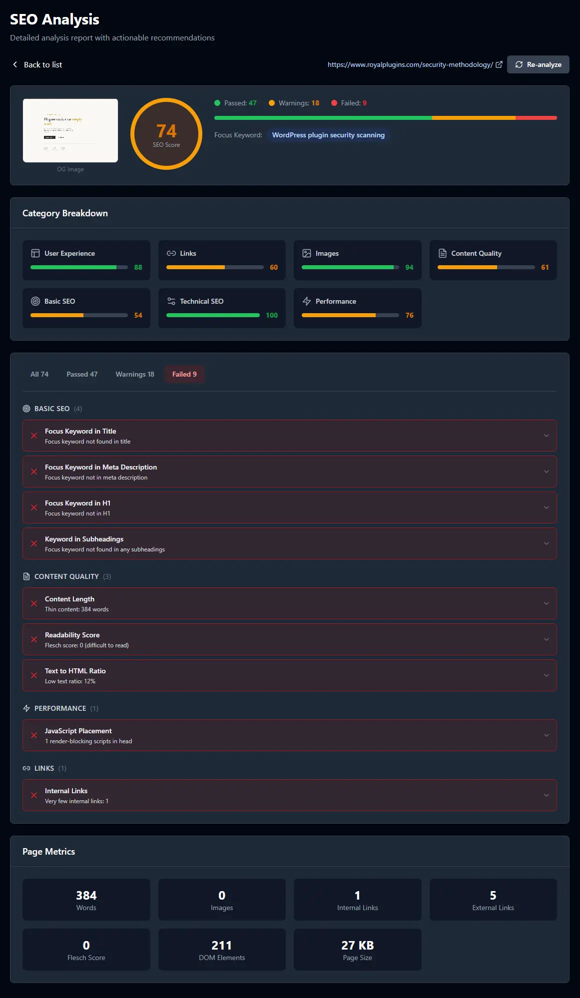 Screenshot 8 of SEObolt