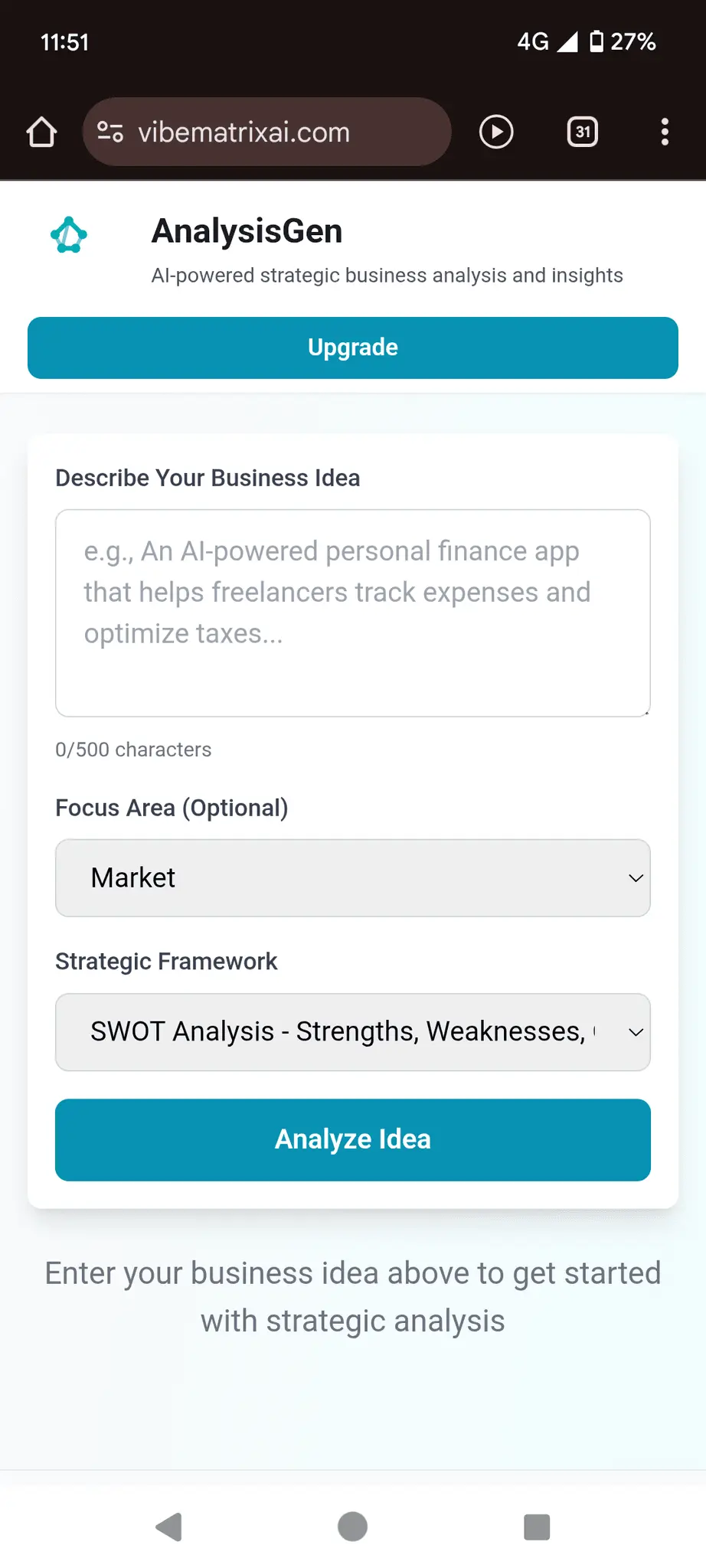 Screenshot 2 of AnalysisGen