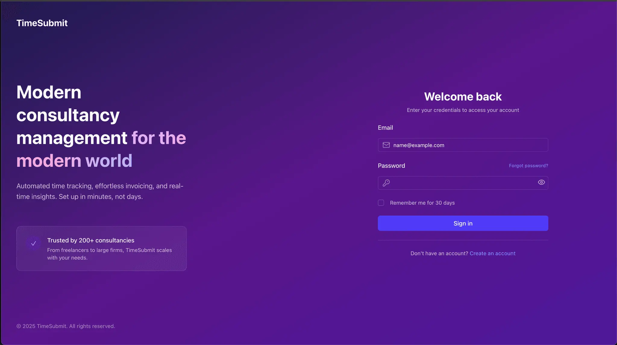 Screenshot 2 of TimeSubmit