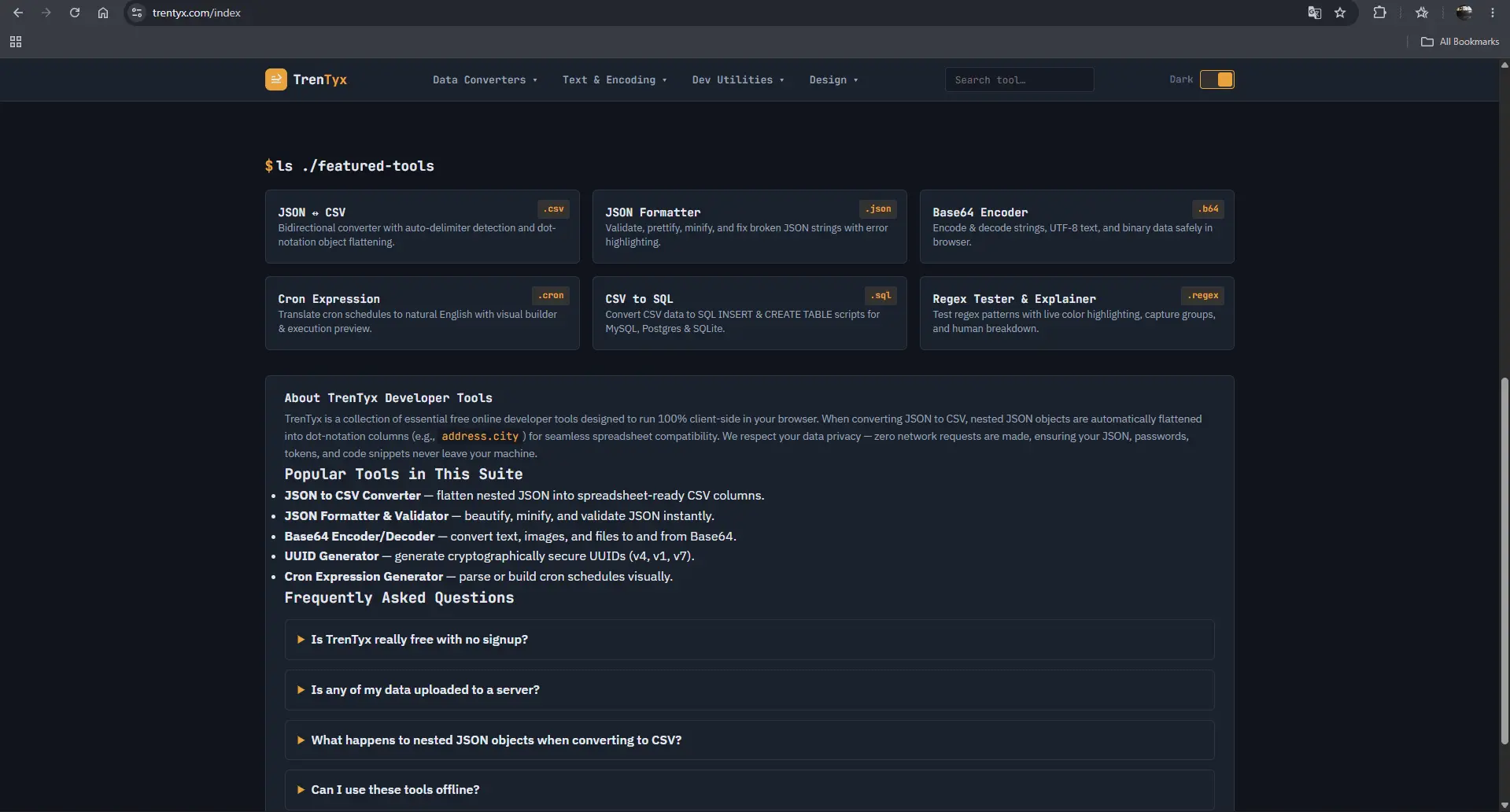 Screenshot 1 of TrenTyx