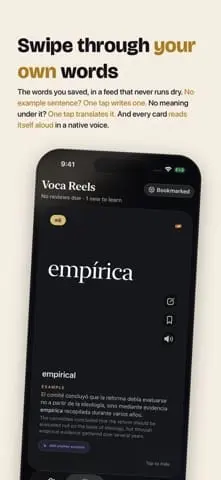 Screenshot 1 of Recall: Vocabulary Trainer