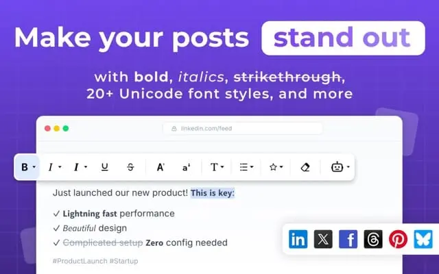 Screenshot 1 of Post Formatter