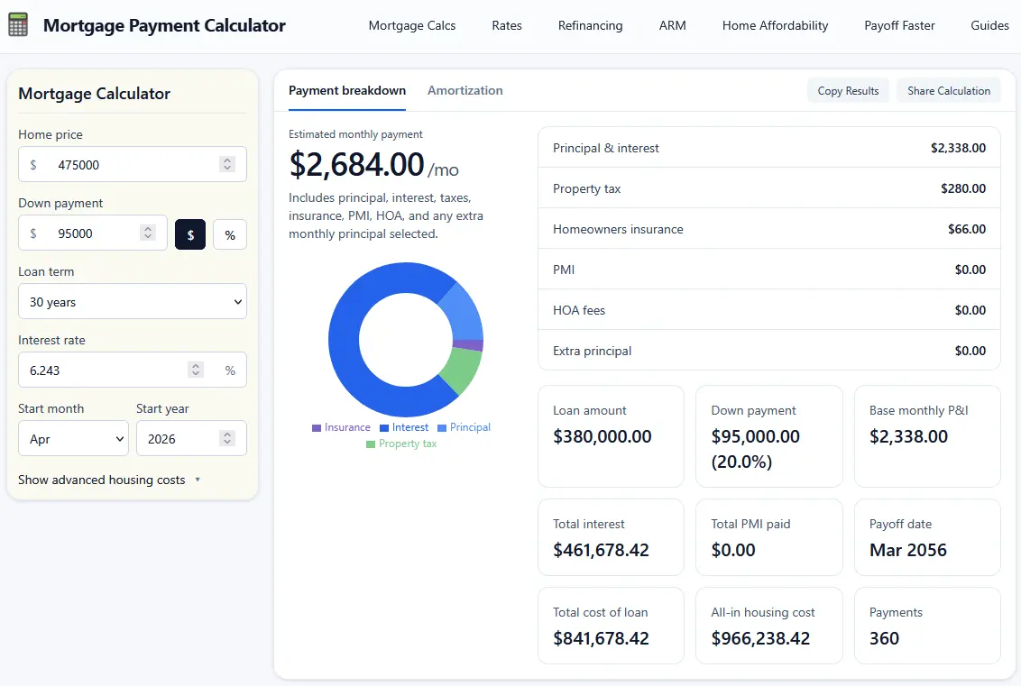 Screenshot 5 of Mortgage Payment Calculator