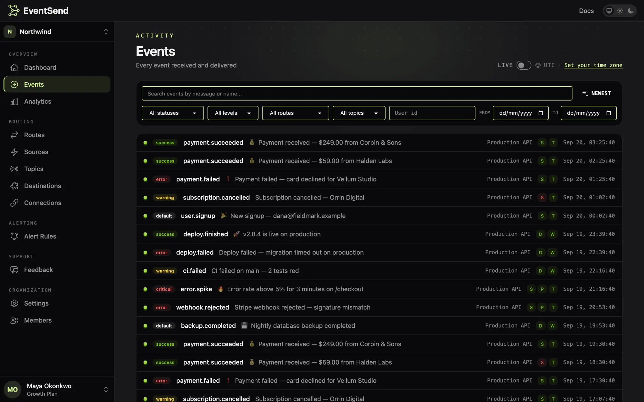 Screenshot 3 of EventSend