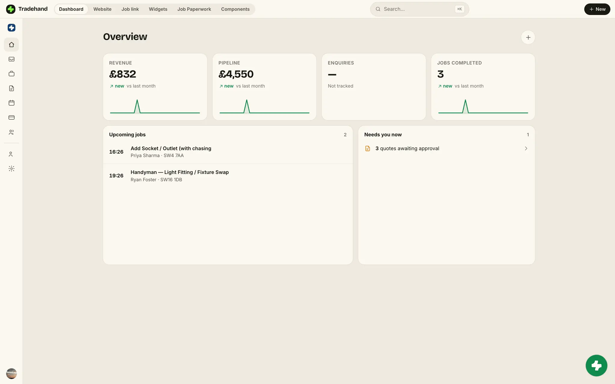 Screenshot 2 of Tradehand