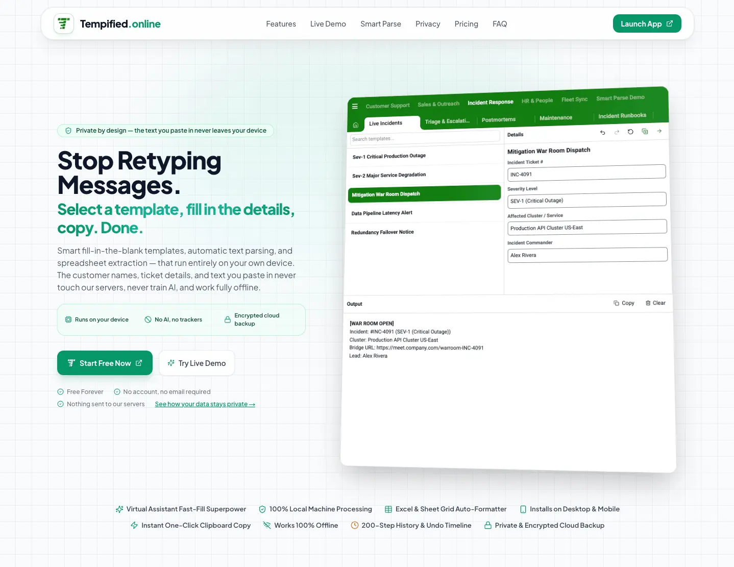 Screenshot 1 of Tempified