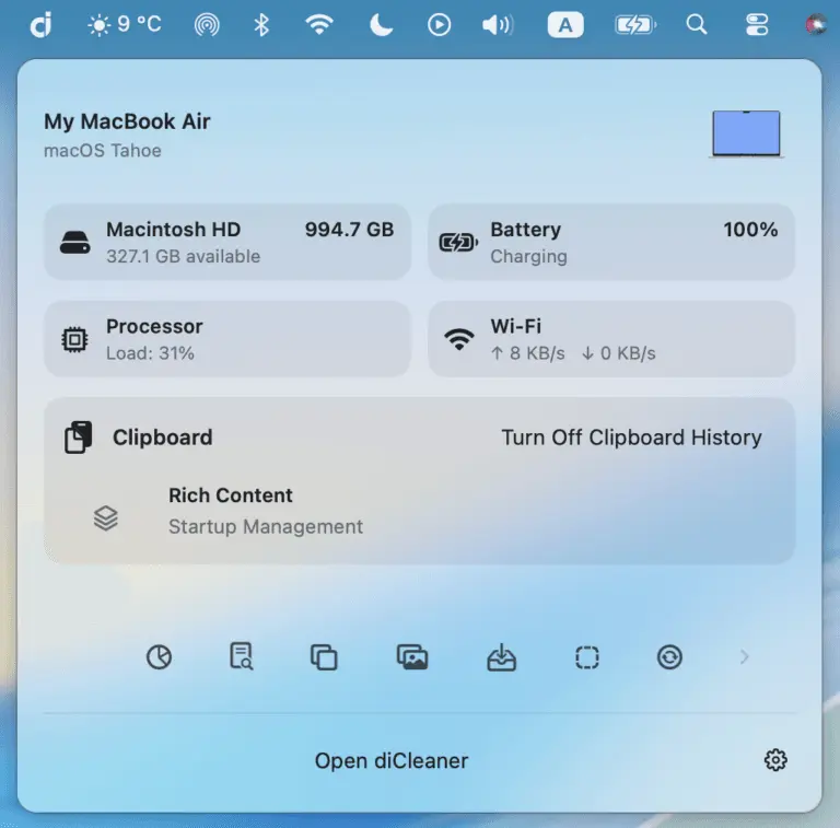 Screenshot 4 of diCleaner for Mac