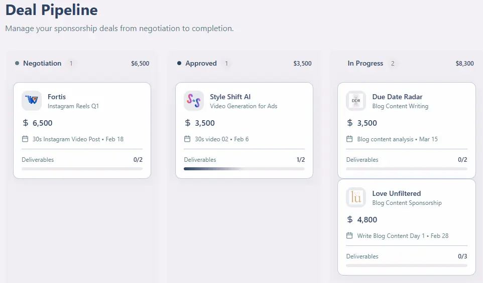 Screenshot 3 of Creator Flow