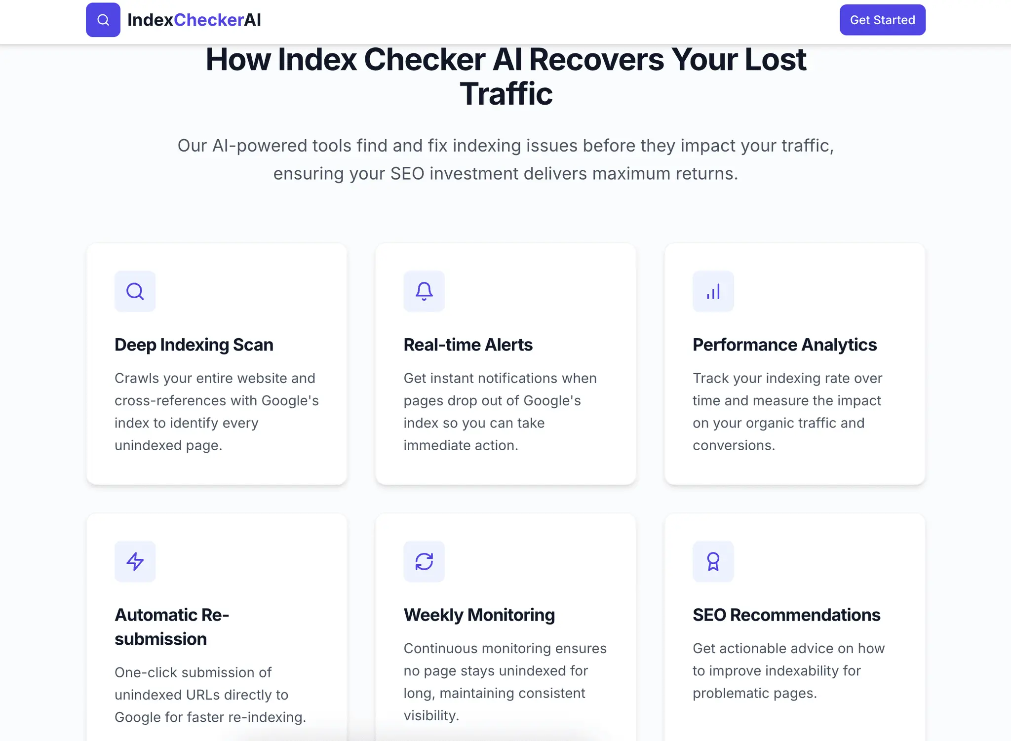 Screenshot 3 of IndexChecker AI