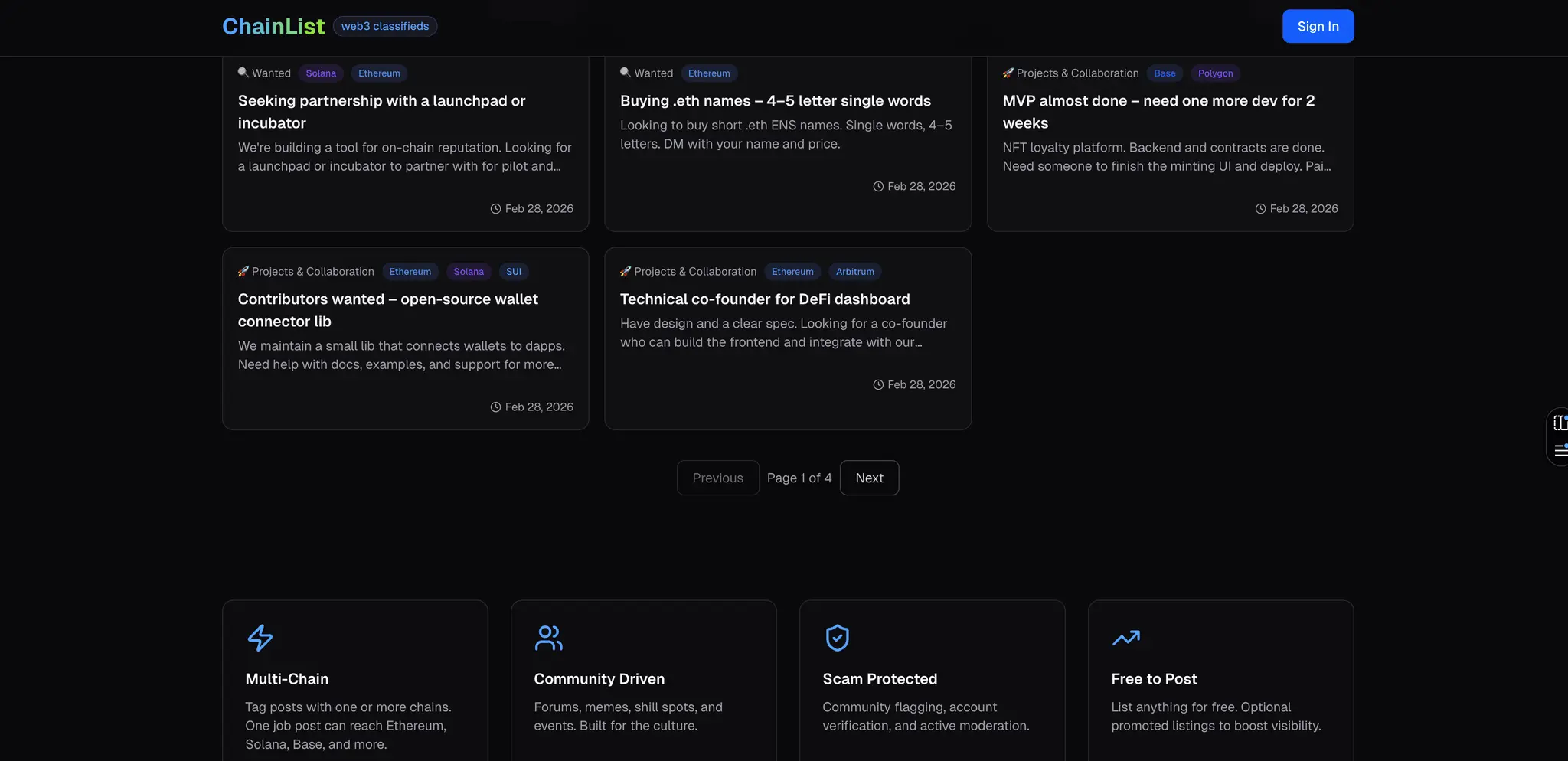 Screenshot 3 of ChainList