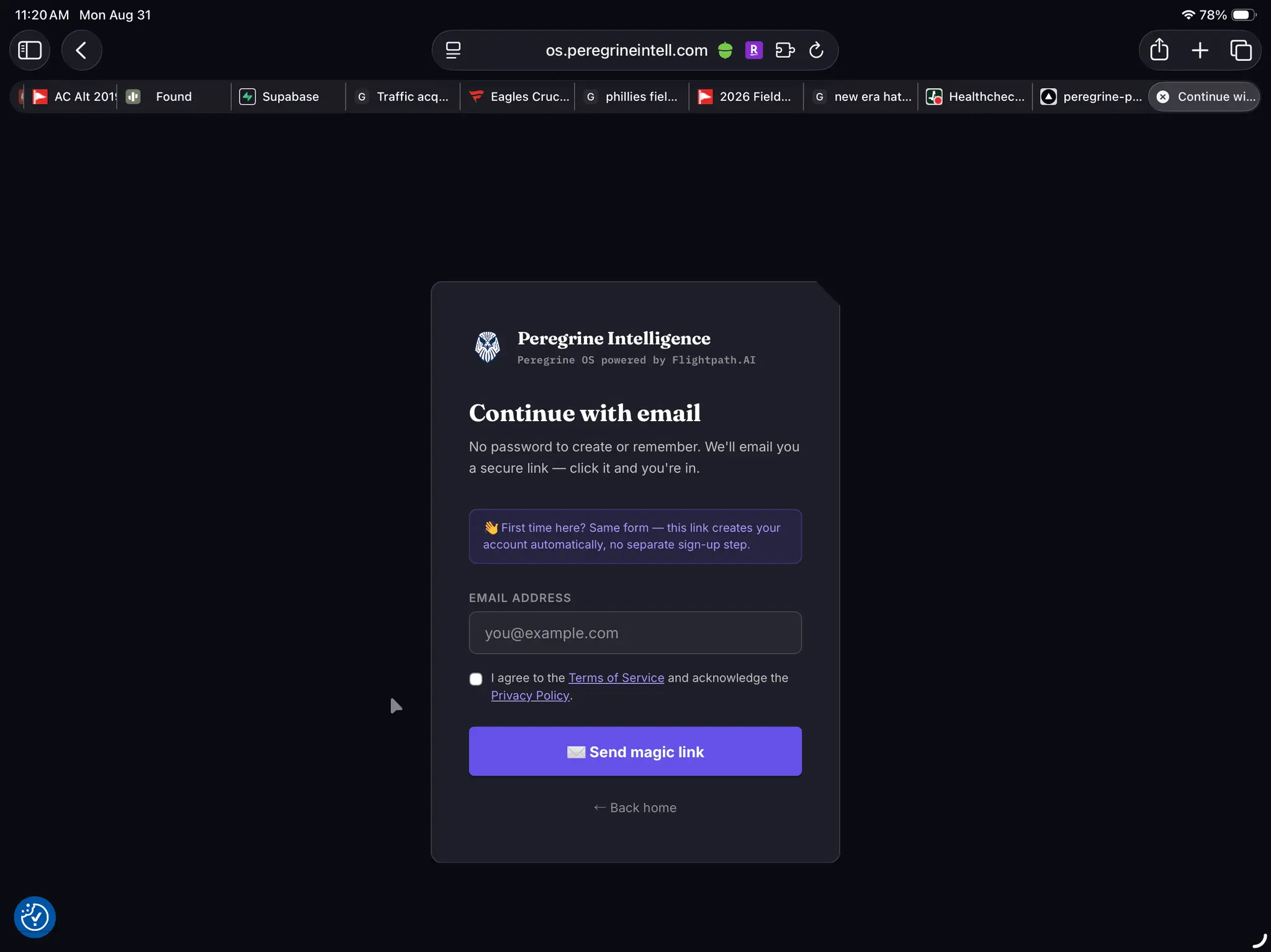 Screenshot 4 of Peregrine OS
