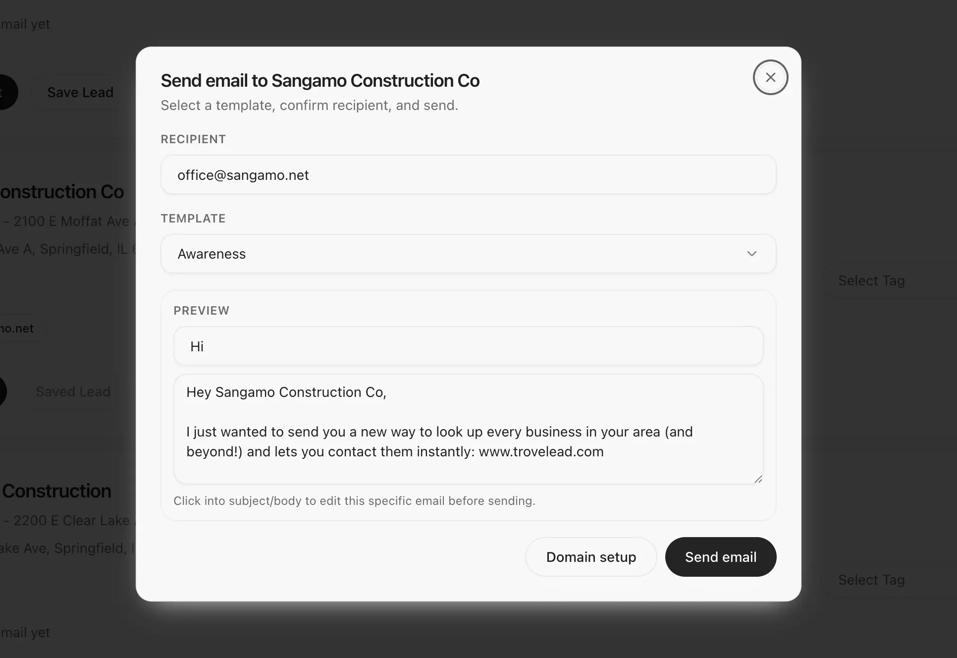 Screenshot 4 of Trovelead