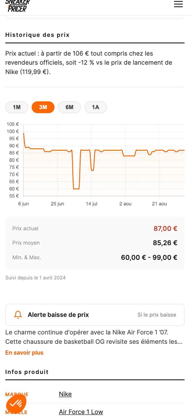 Screenshot 4 of Sneakerpricer