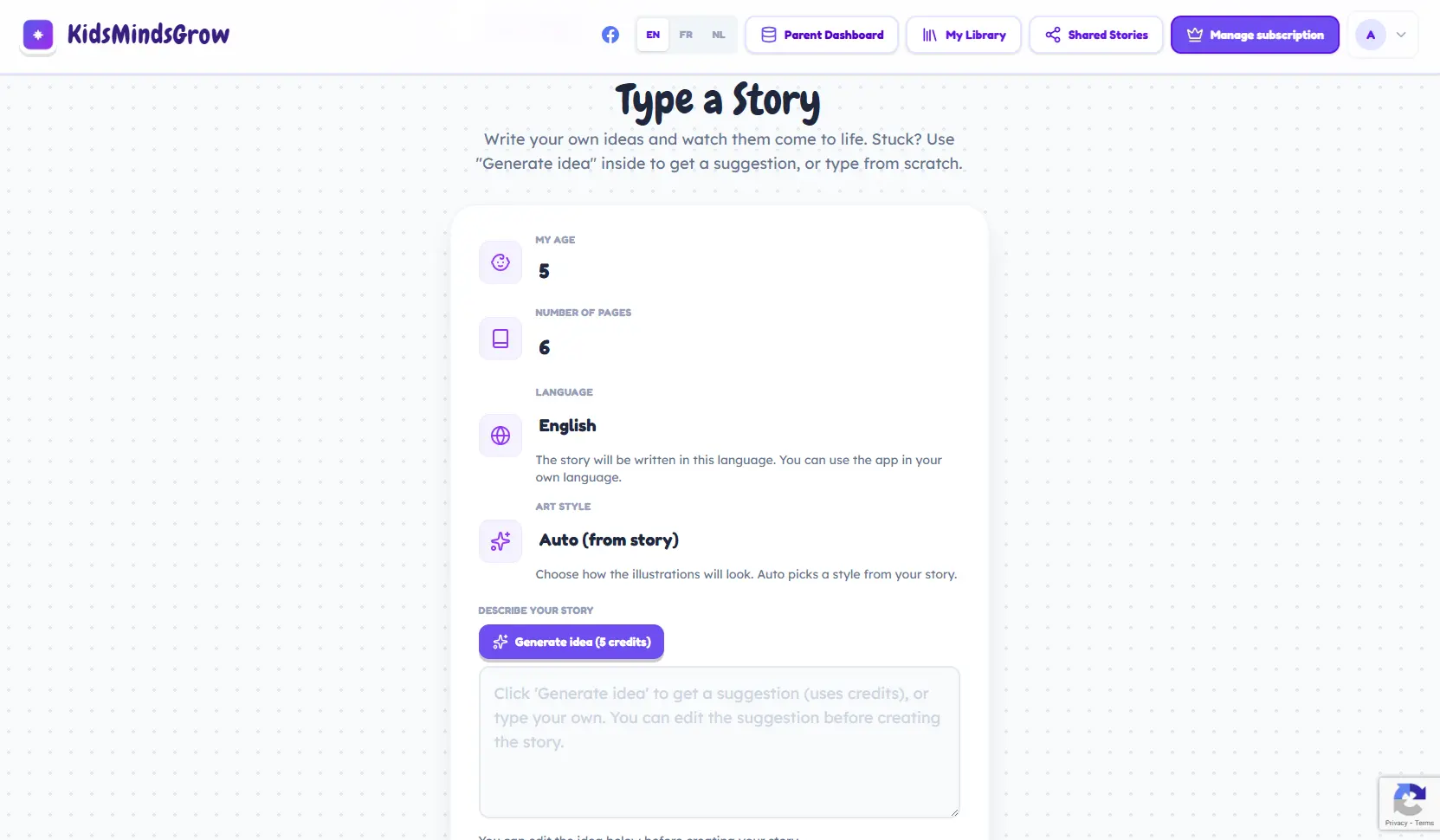 Screenshot 4 of KidsMindsGrow