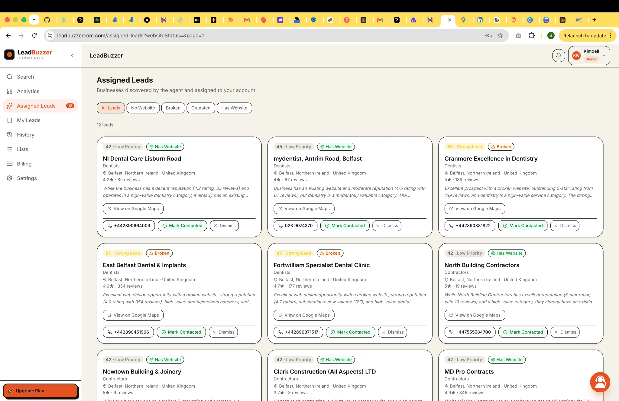 Screenshot 3 of LeadBuzzer