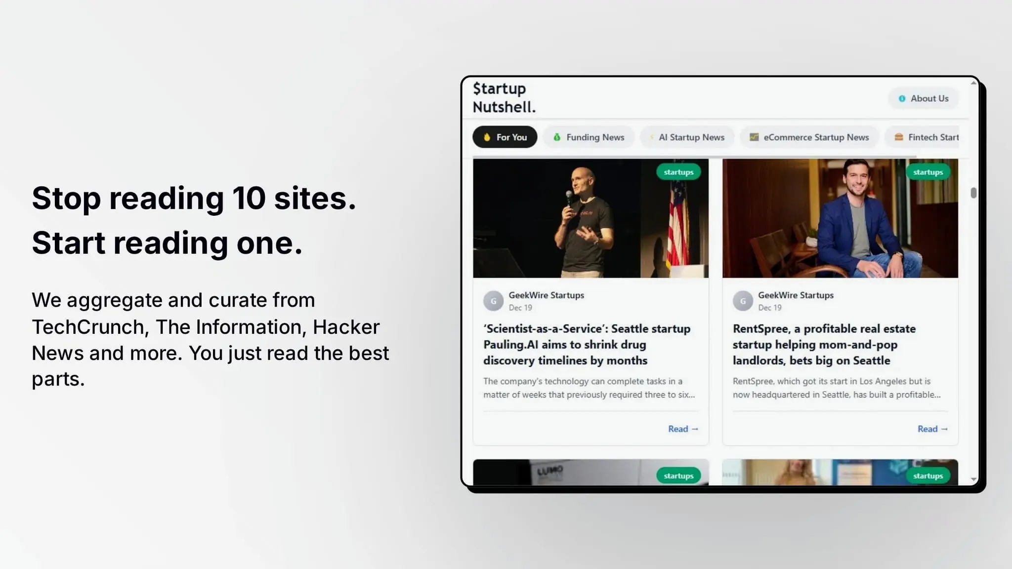 Screenshot 4 of Startup Nutshell