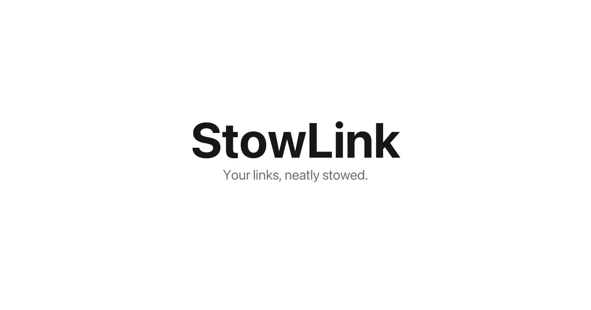 Screenshot 1 of StowLink