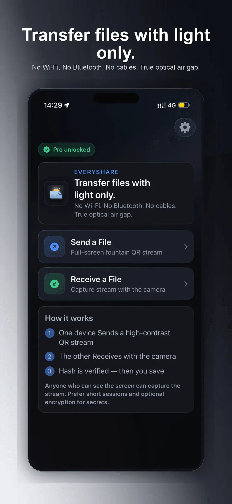 Screenshot 1 of ShareByLight