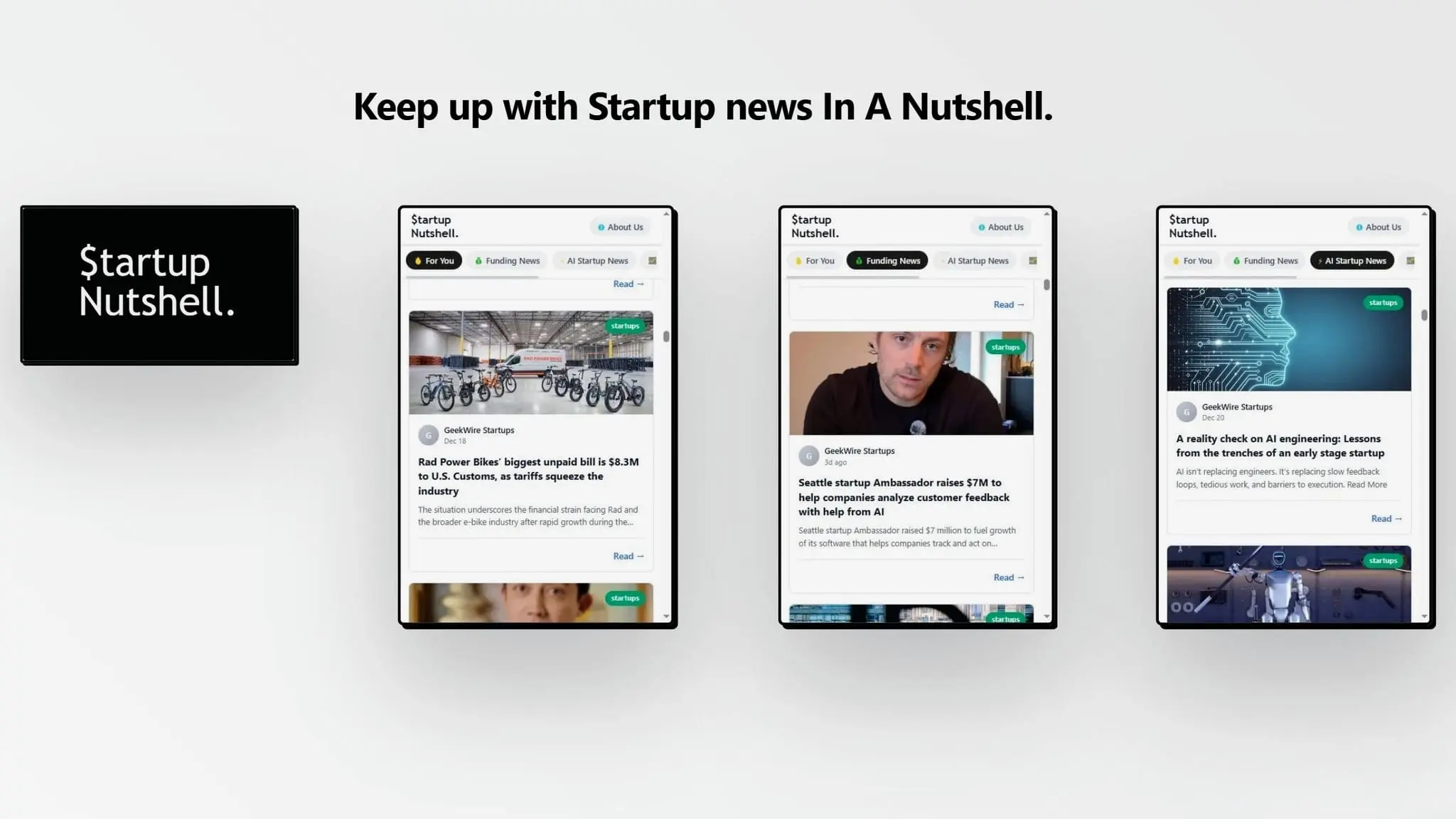 Screenshot 1 of Startup Nutshell
