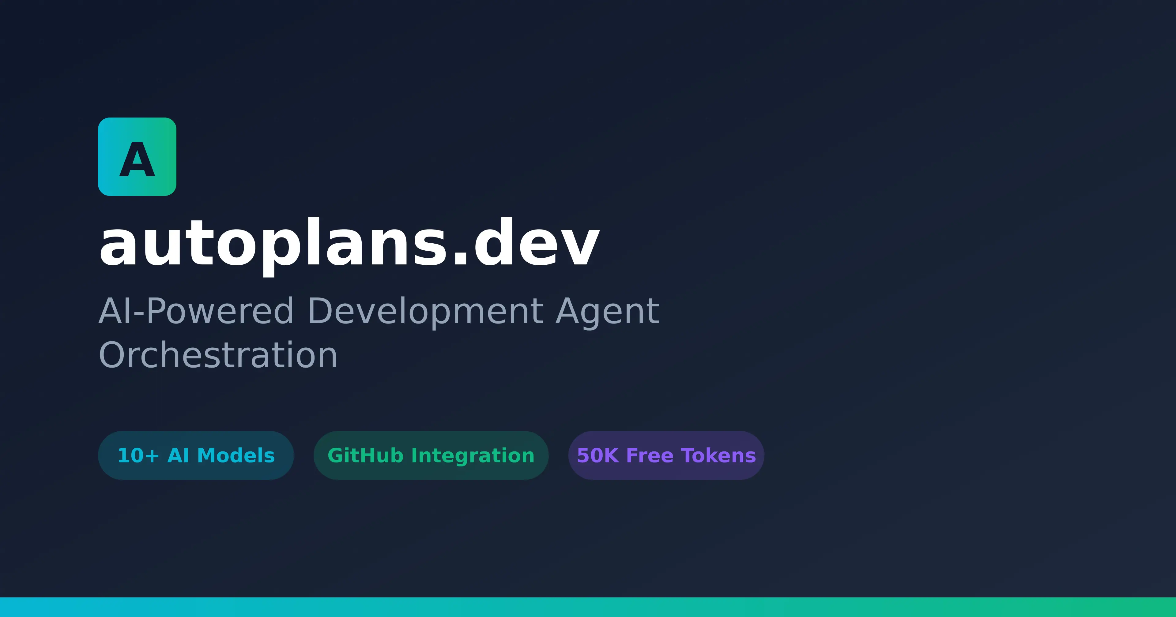 Screenshot 1 of autoplans.dev - AI-Powered Development A