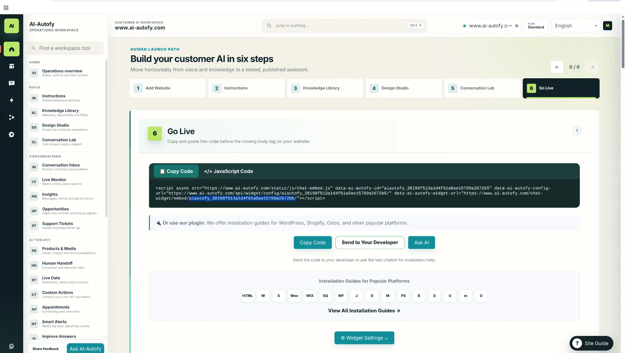 Screenshot 1 of AI-Autofy