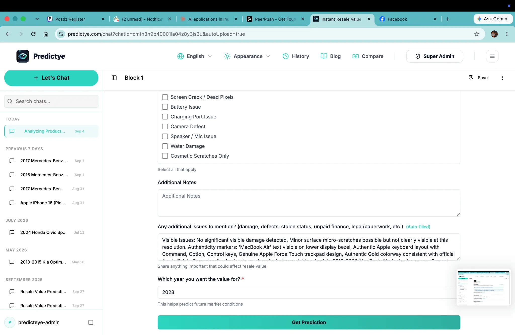 Screenshot 3 of Predictye