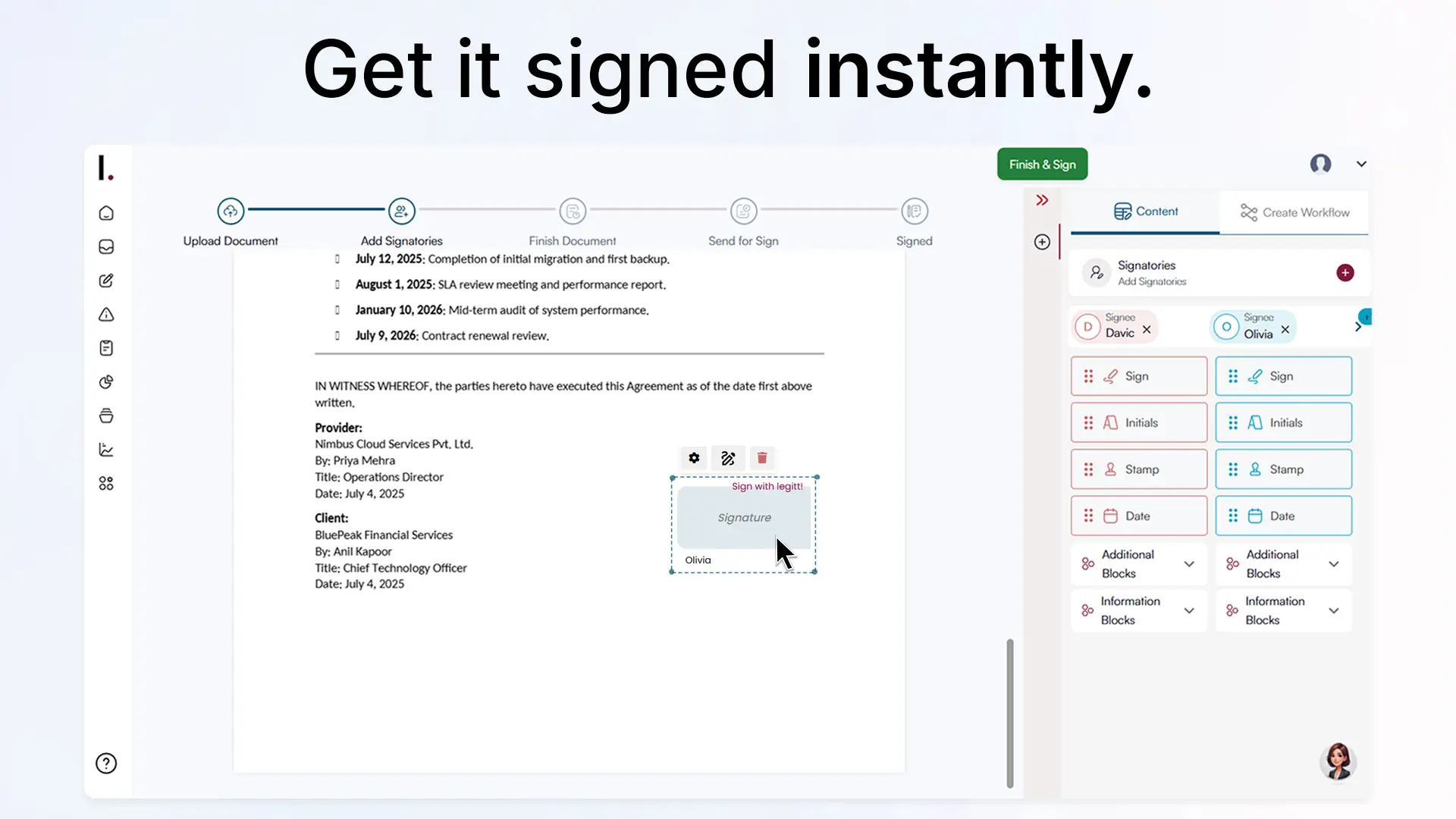 Screenshot 4 of Legitt AI Electronic Signature