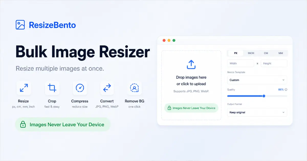Screenshot 1 of ResizeBento