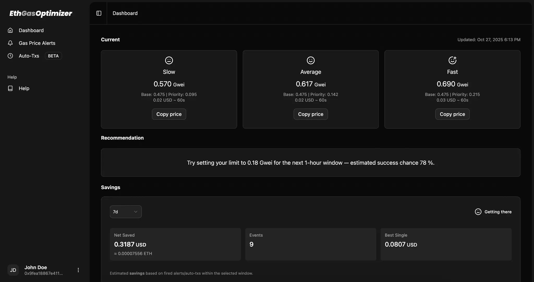 Screenshot 4 of EthGasOptimizer