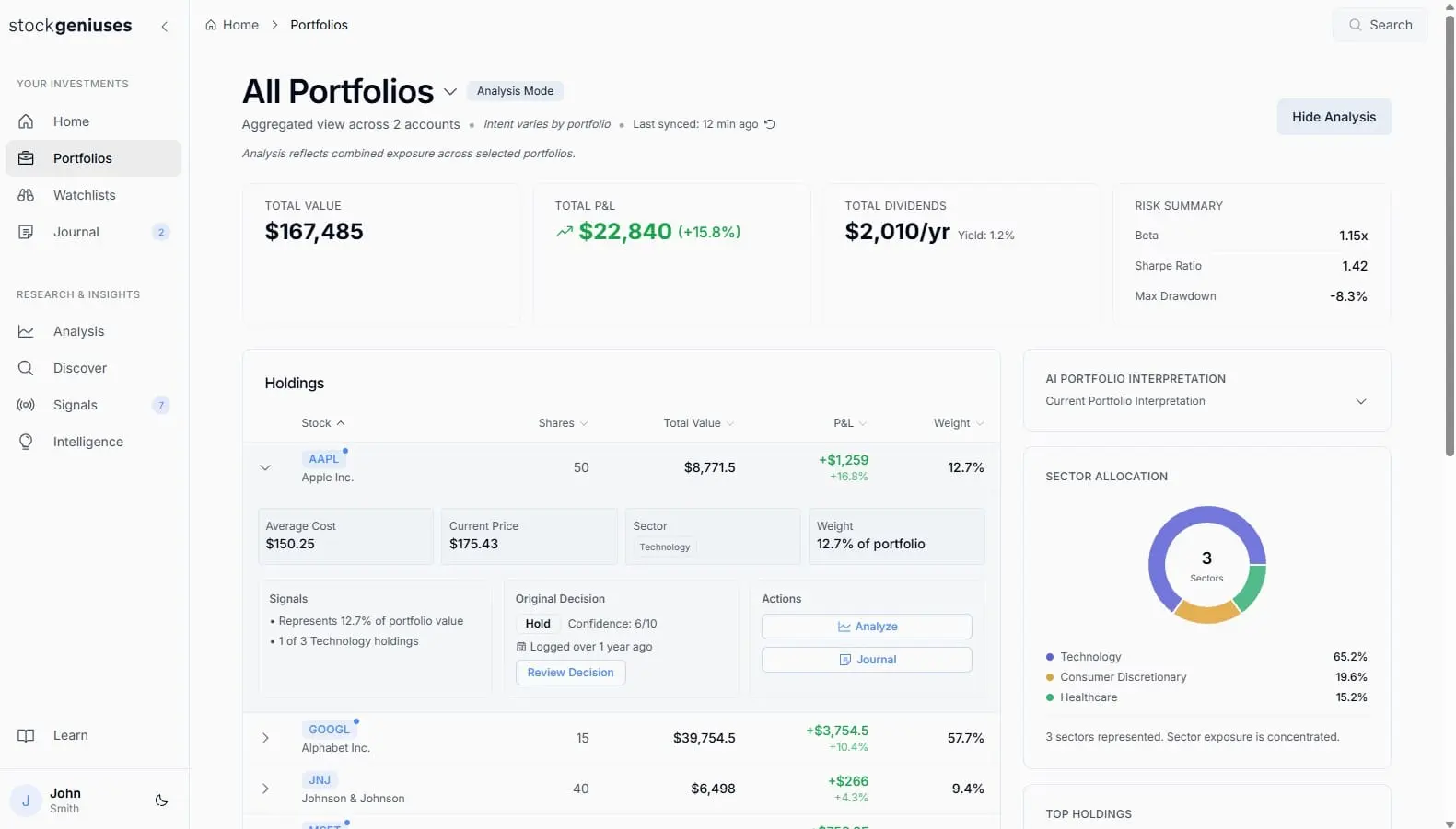 Screenshot 6 of StockGeniuses