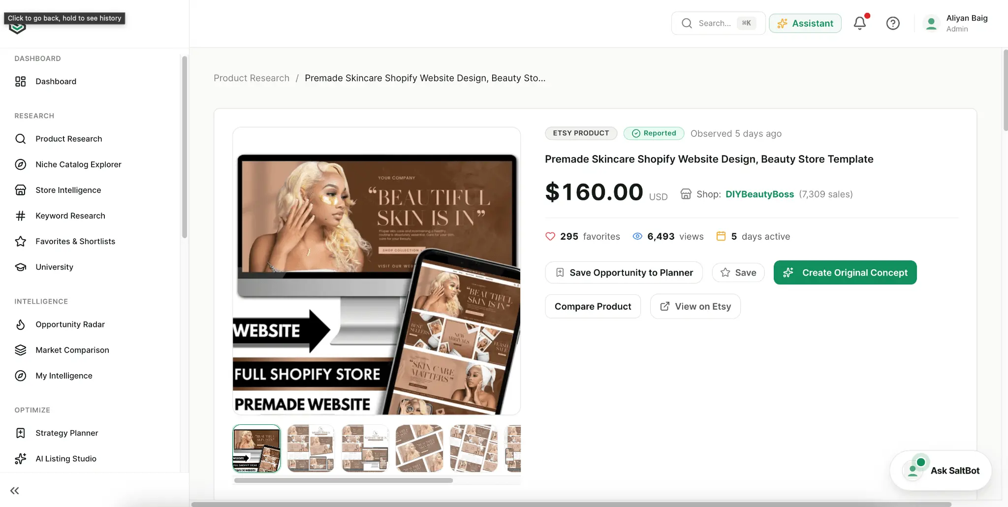 Screenshot 2 of SellerSalt
