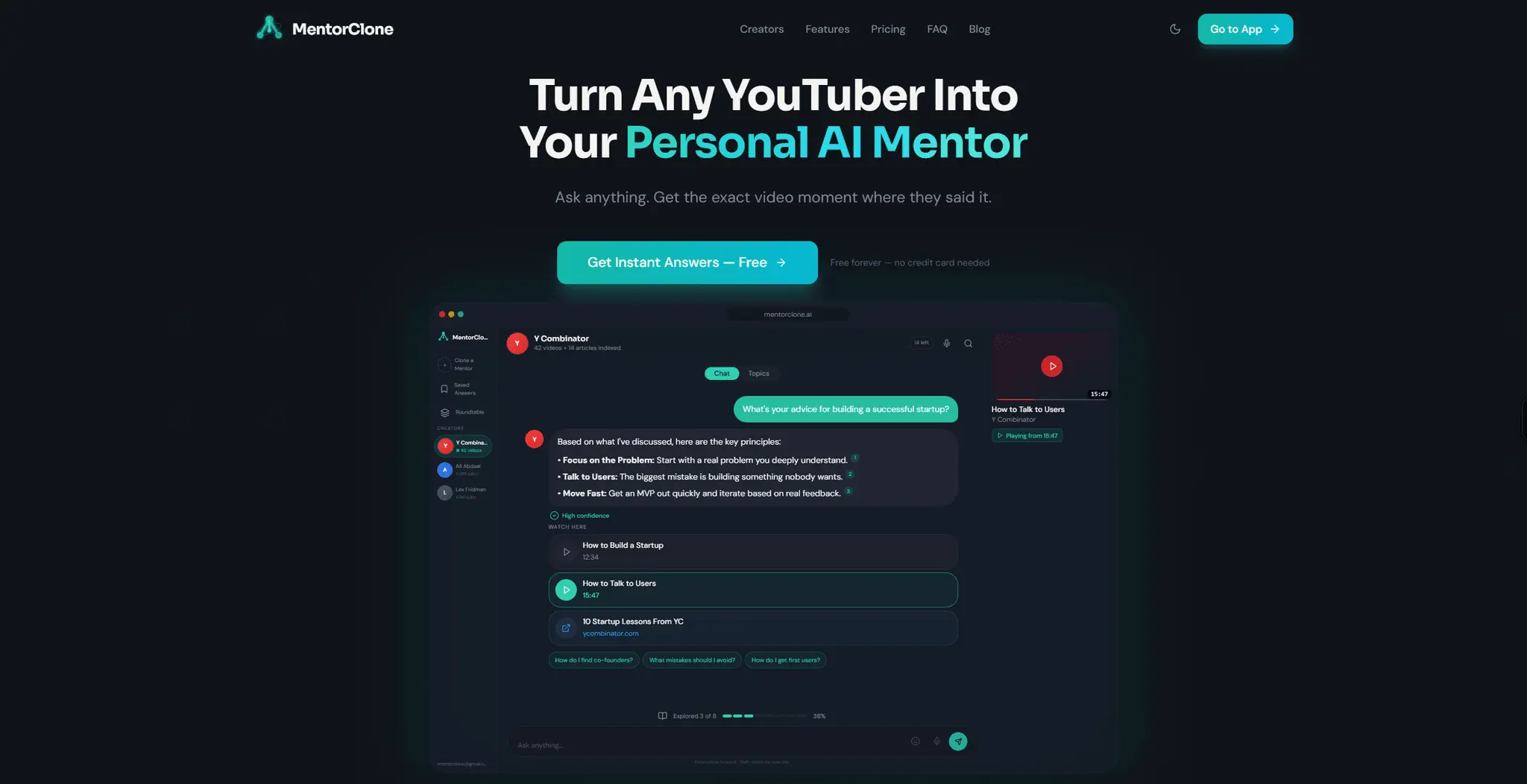 Screenshot 2 of MentorClone