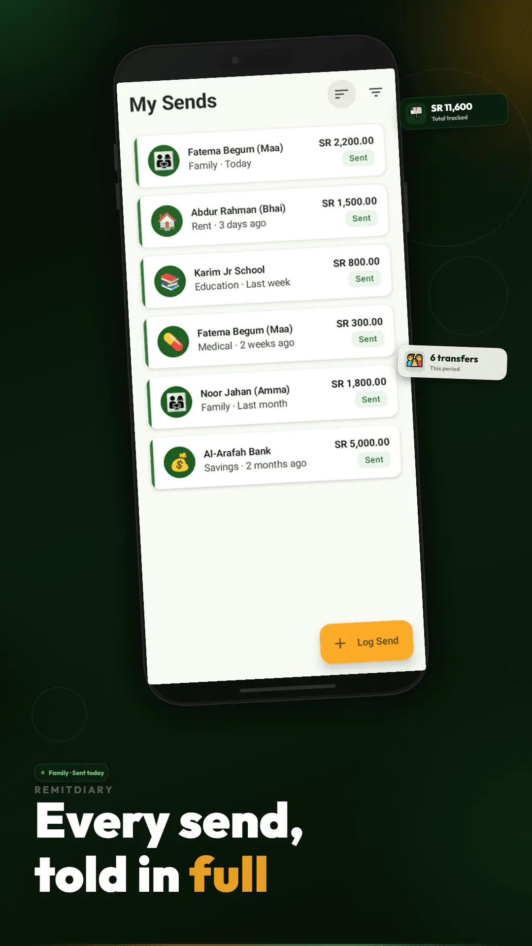 Screenshot 3 of RemitDiary