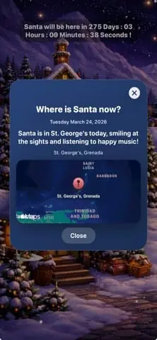 Screenshot 2 of Santa Tracker Fun
