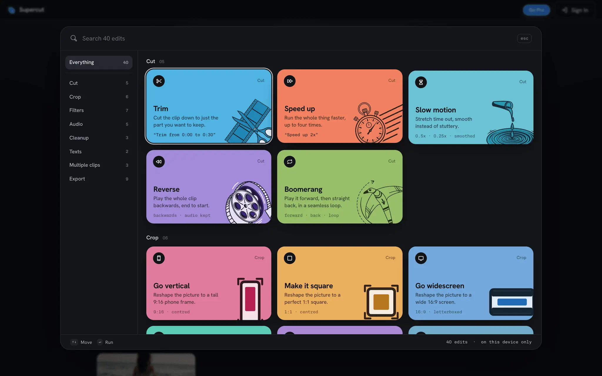 Screenshot 2 of SuperCut - The AI Video Editor