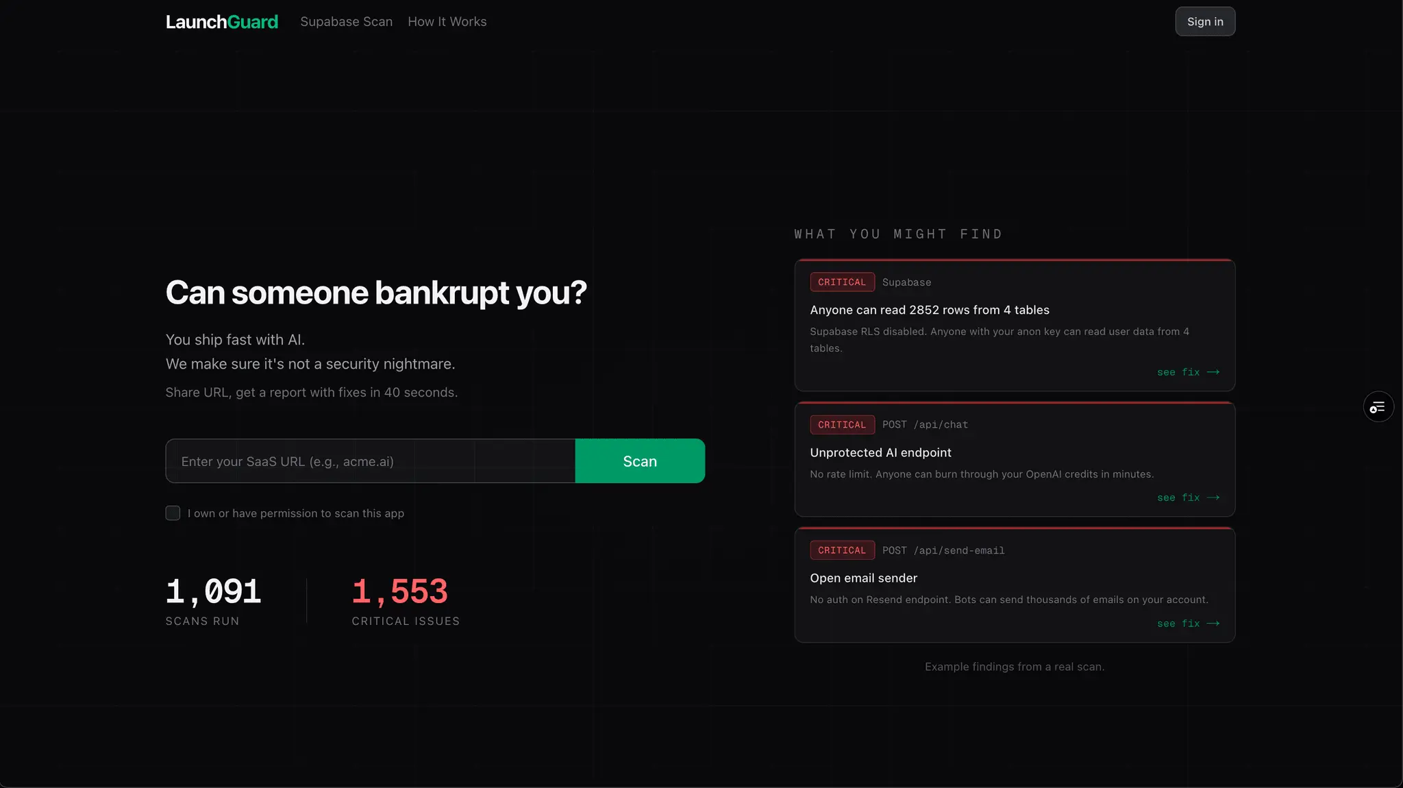 Screenshot 2 of LaunchGuard