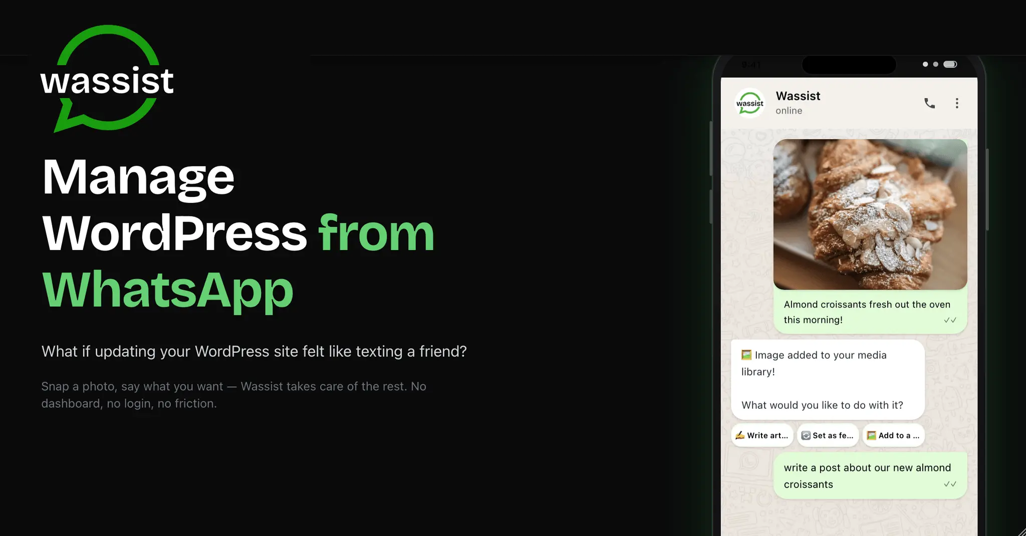 Screenshot 1 of Wassist