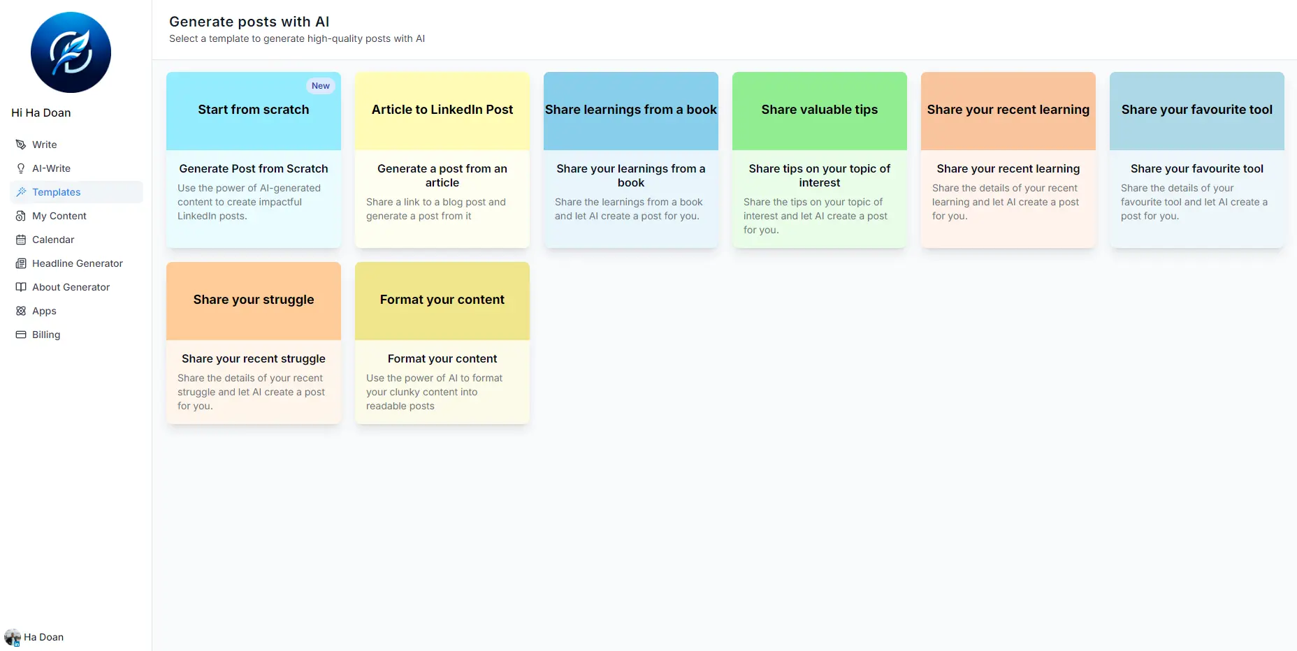 Screenshot 1 of Quill Social — AI Social Media Manager