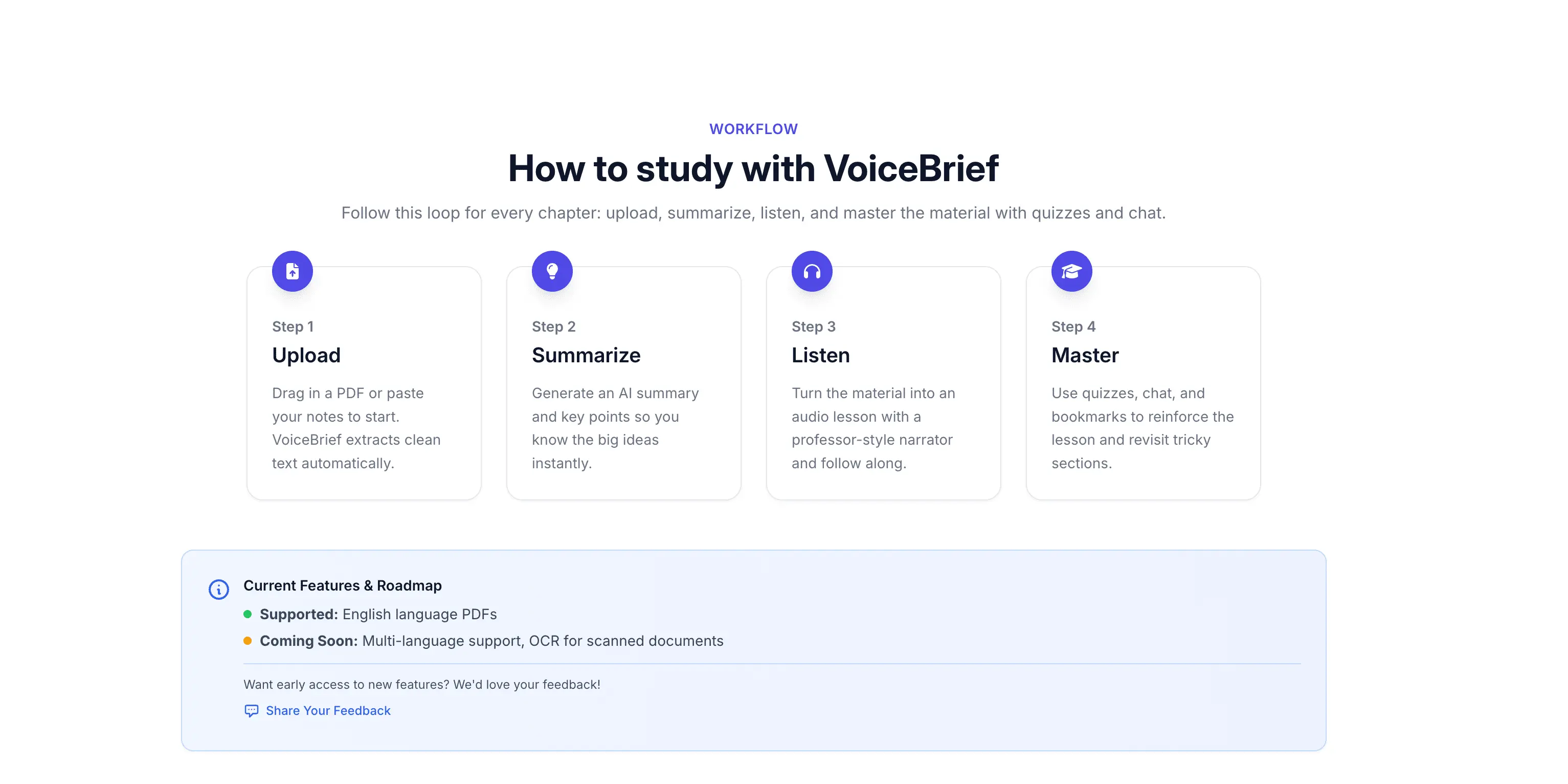 Screenshot 4 of voicebrief.io
