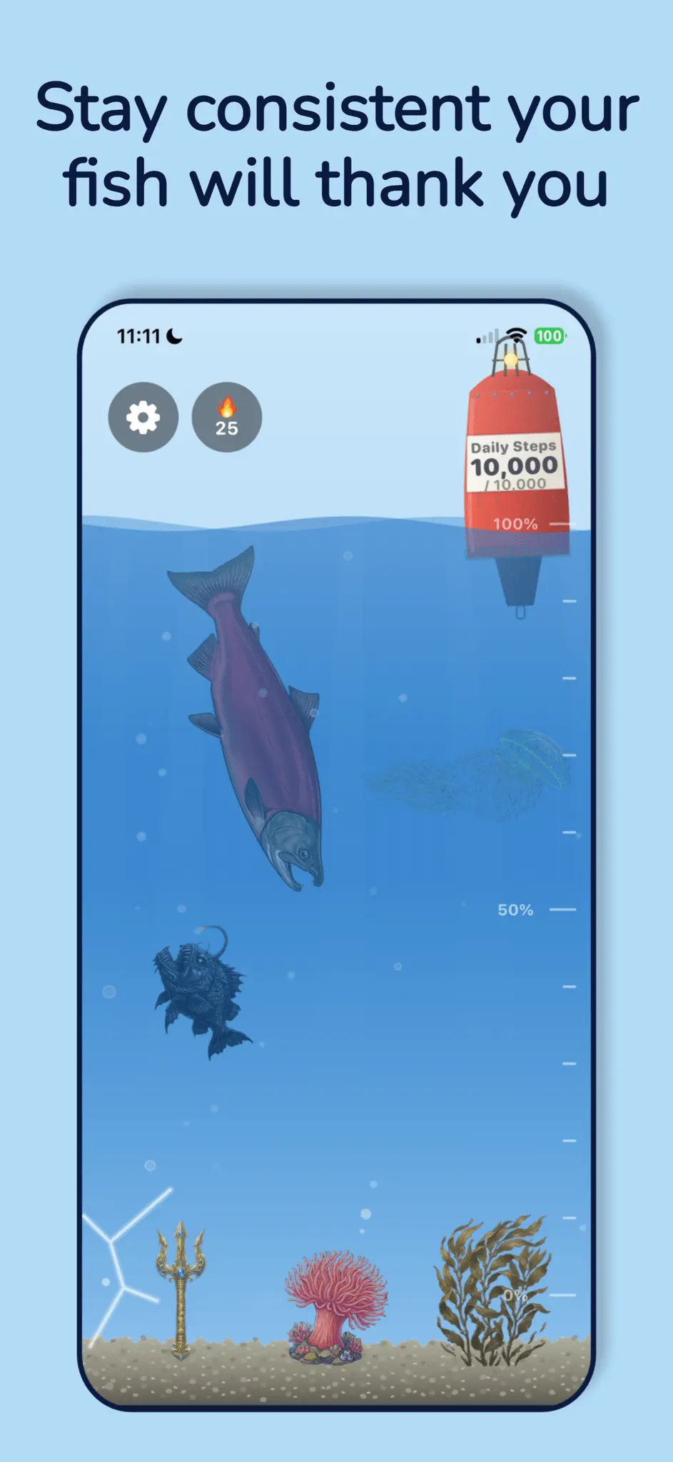 Screenshot 5 of Fish Steps