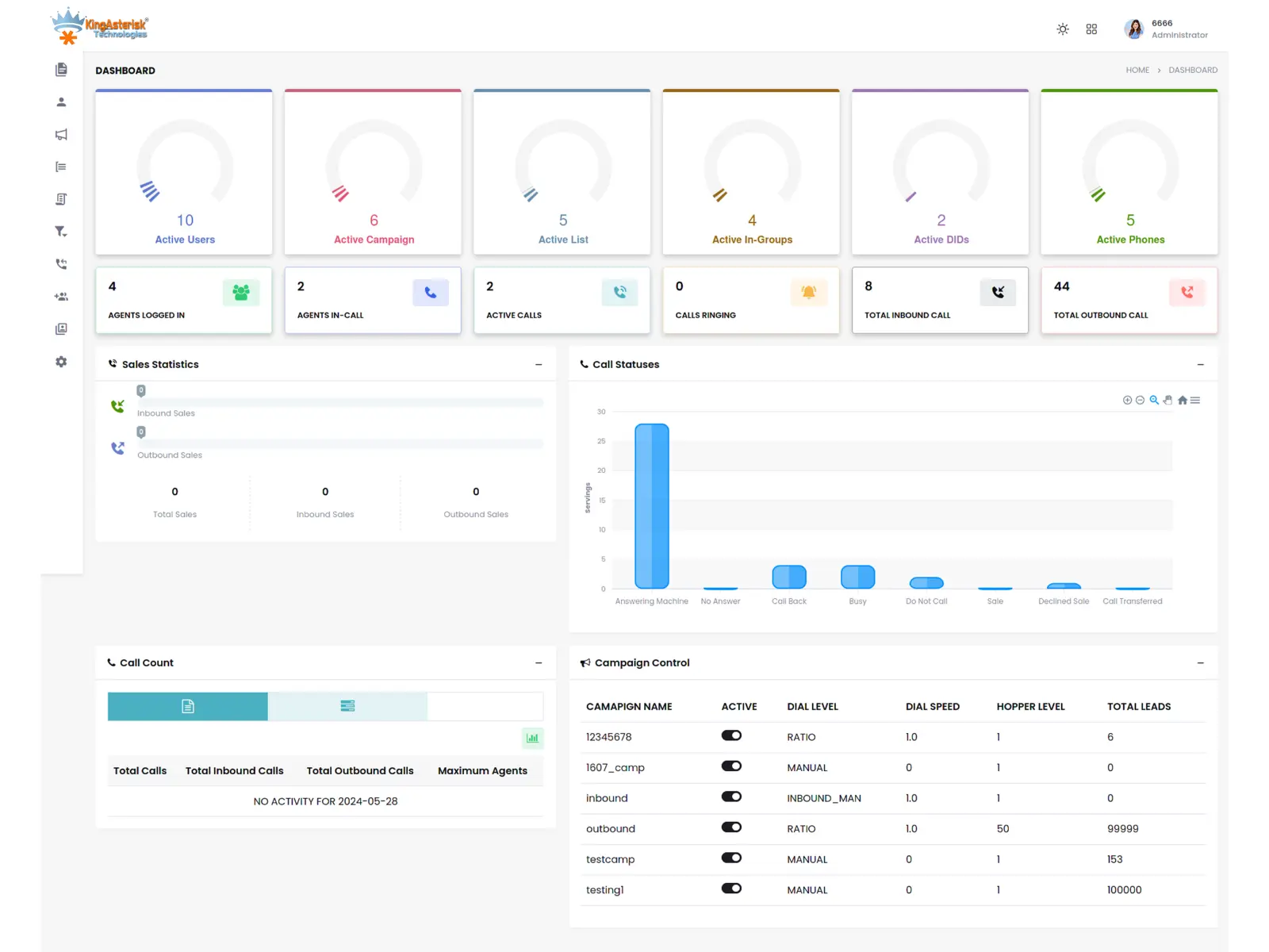 Screenshot 1 of Cluster Dialer Solution