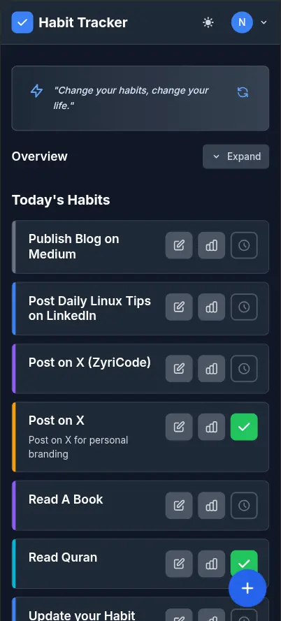 Screenshot 5 of Habit Tracker