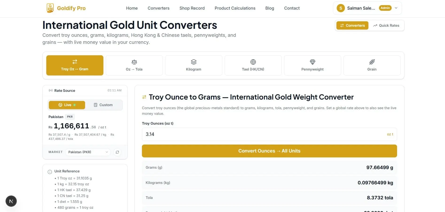 Screenshot 2 of Goldify Pro