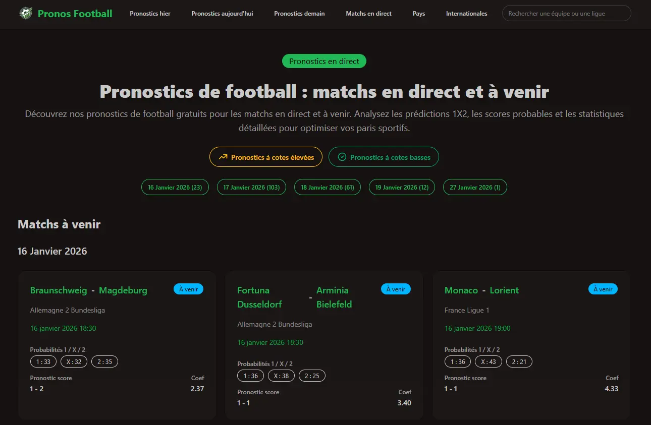 Screenshot 2 of Pronos Football