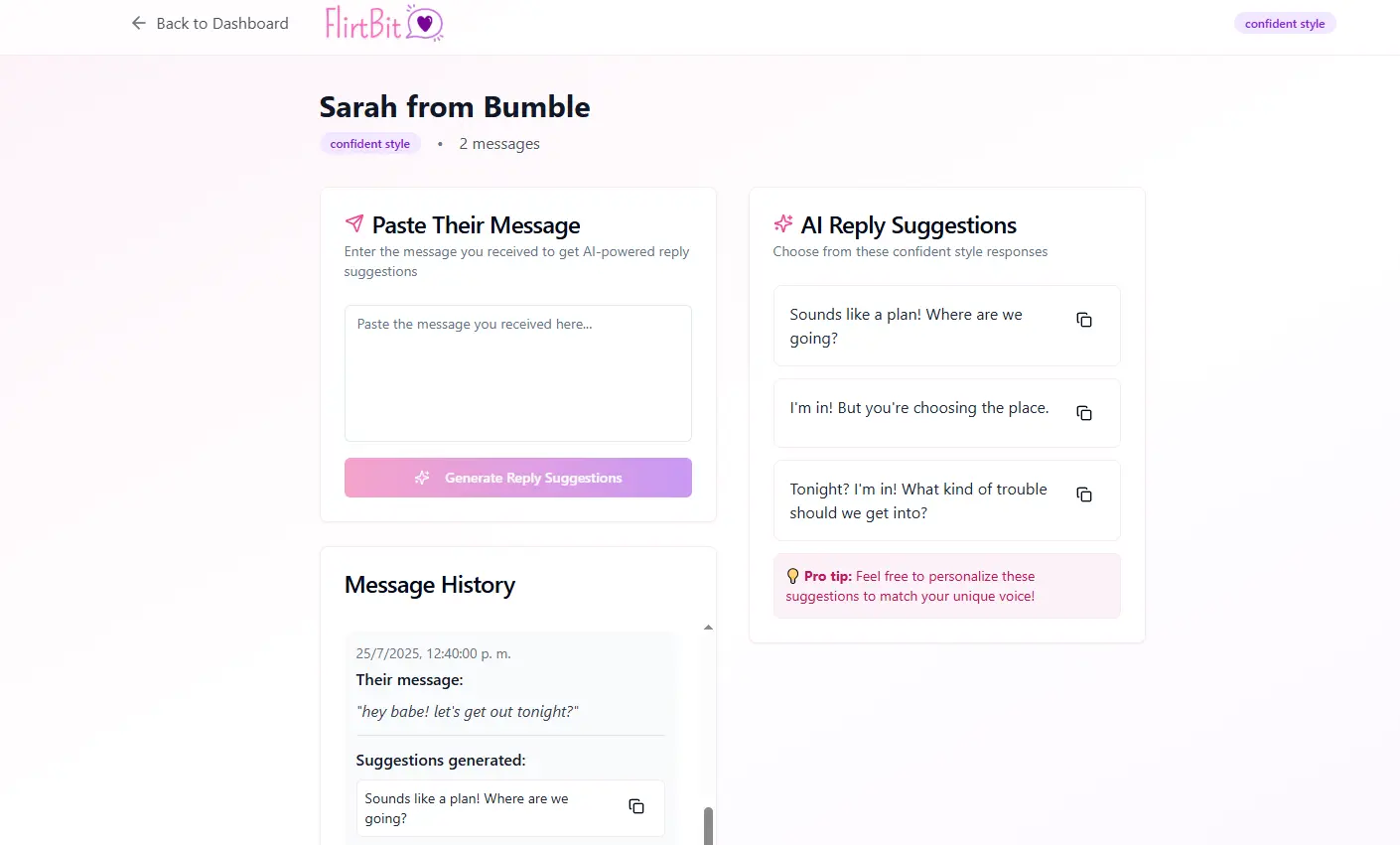 Screenshot 3 of FlirtBit