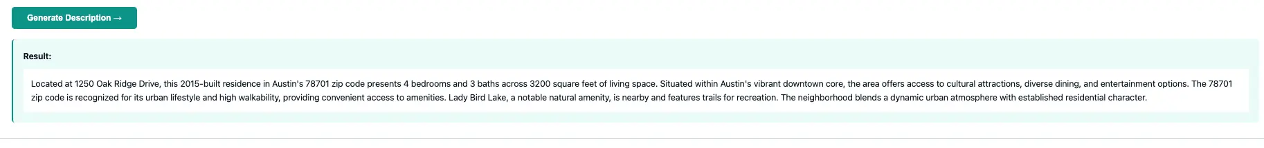 Screenshot 1 of PropDesc-AI AI real estate listings