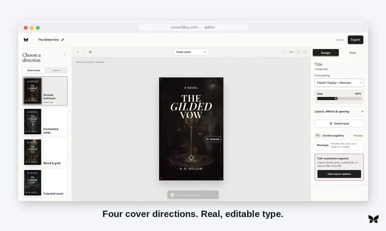 Screenshot 1 of Coverfairy