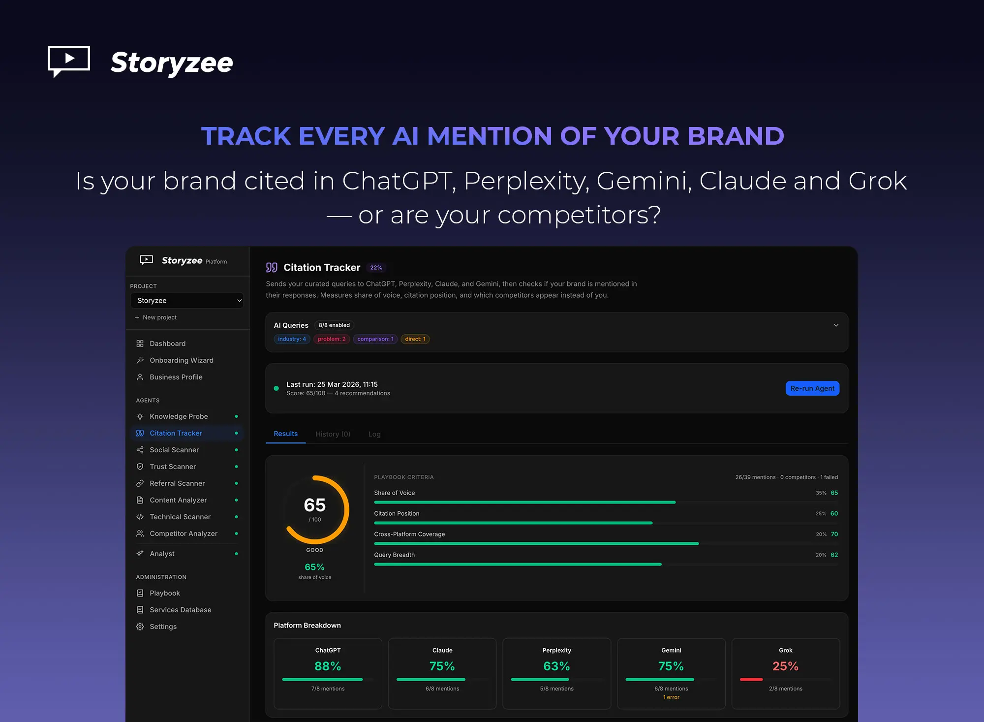 Screenshot 4 of AI Visibility Platform